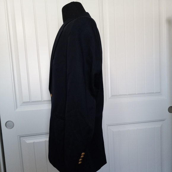 Brooks Brothers 346 Navy Blue Blazer 44 Long - Woo - Picture 8 of 8